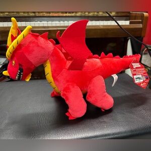 Dungeons & Dragons Red Dragon Magical Game Plush Stuffed Animal Doll Toy New